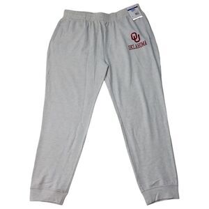 Oklahoma Sooners - NCAA Adult Elastic Waistband Side Pockets Drawstring Fleece P